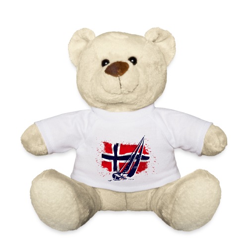 Maritime Sailing - Norway Flag - Vintage Look - Teddy