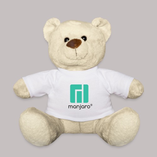 Manjaro logo and lettering - Teddy Bear