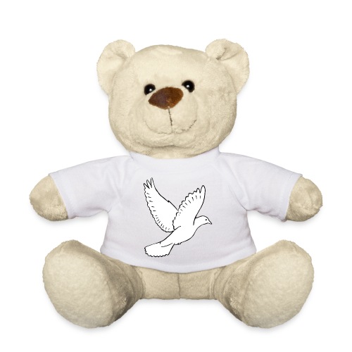 Weiße Taube 2, Friedenstaube, Frieden, Liebe - Teddy