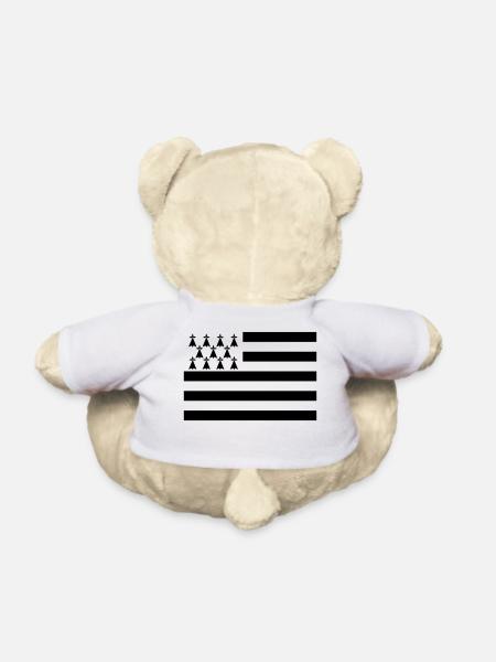 Gwenn Ha Du (Noir) - Nounours - blanc