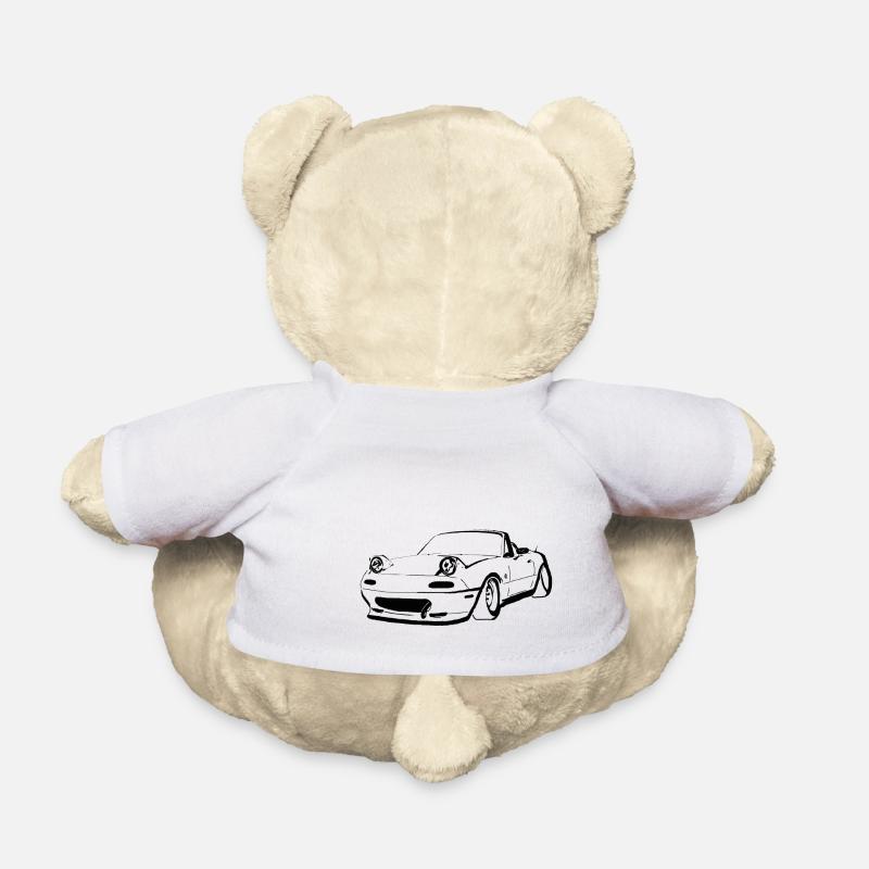 cool mx5 mk1 3d - Teddy Bear - white
