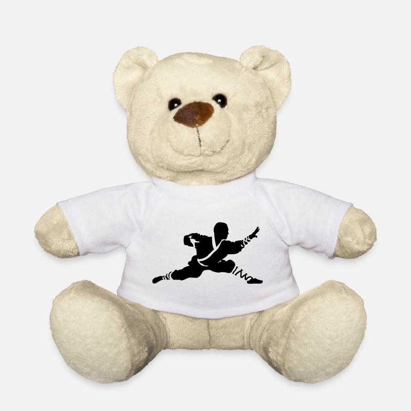 Kung fu  - Teddy - Weiß