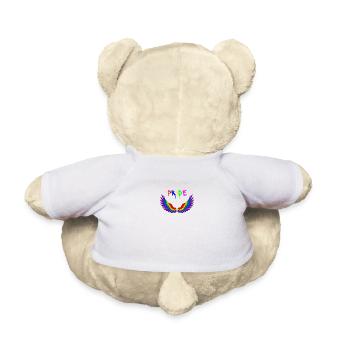 LGBTQ PRIDE FLÜGEL - Teddy - Weiß - Hinten