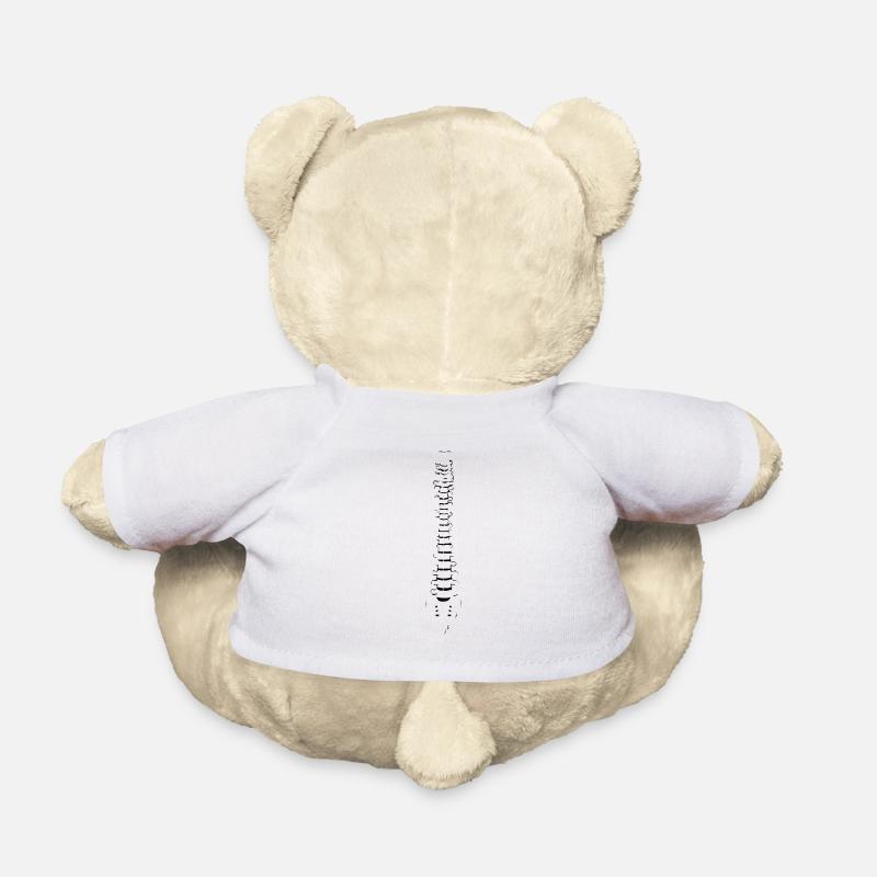 Idée de cadeau de corps de colonne vertébrale - Nounours - blanc