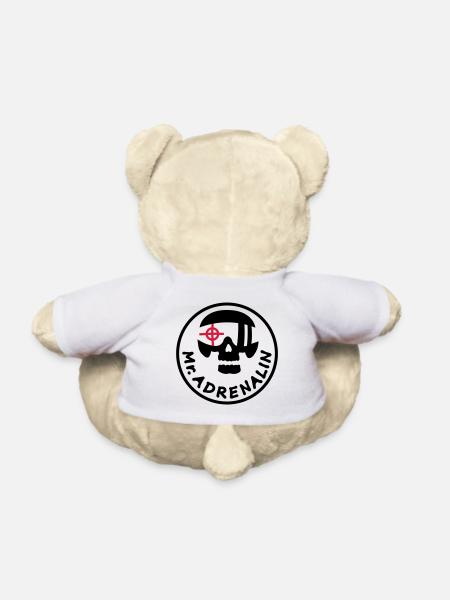 Mr. Adrenalin Pilot - Teddy - Weiß