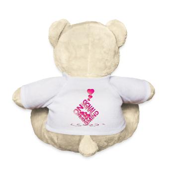 Liebe - Teddy - Weiß - Hinten