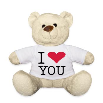 i_love_you - Teddy - Weiß - Vorne