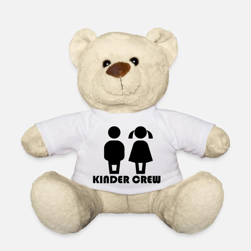 Kinder Crew Junge und Mädchen - Teddy - Weiß