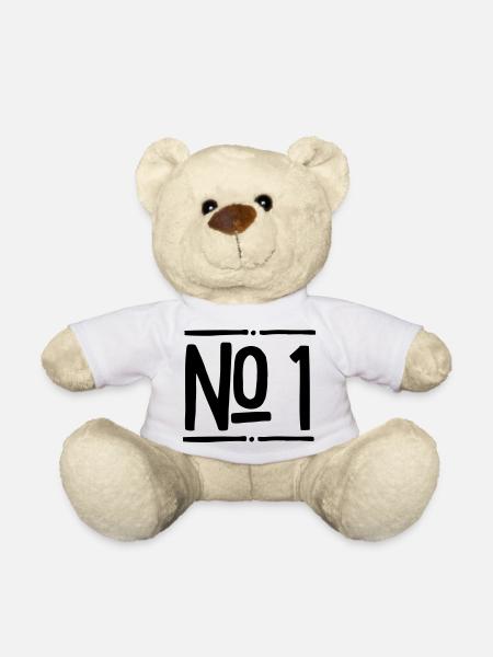 Nummer 1 - Teddy - Weiß