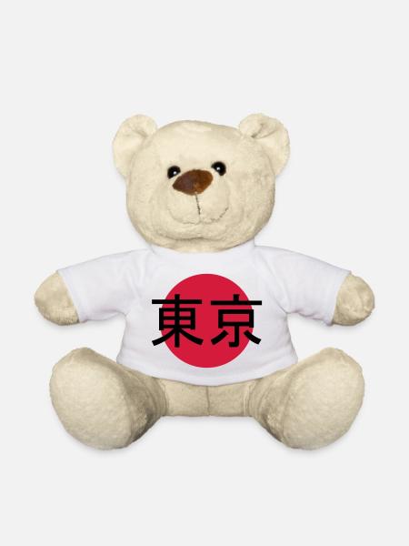 Zeichen Tokyo Stempel - Teddy - Weiß