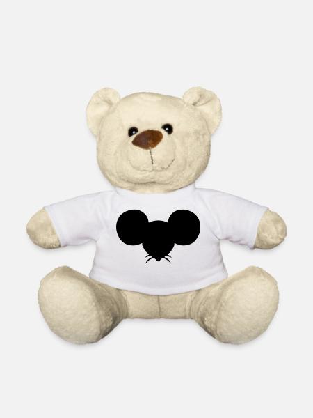 Souris Souris Tête Souris Souris - Nounours - blanc