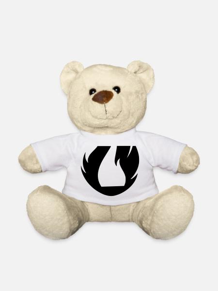 küssende Flamme Flammenrausch - Teddy - Weiß