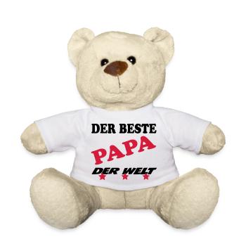 DER BESTE PAPA - Nounours - blanc - Devant