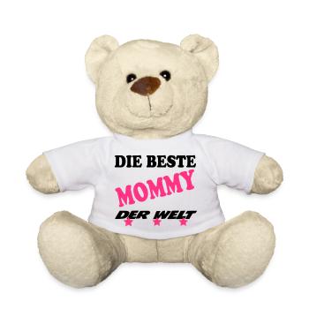 DER BESTE MOMMY - Nounours - blanc - Devant