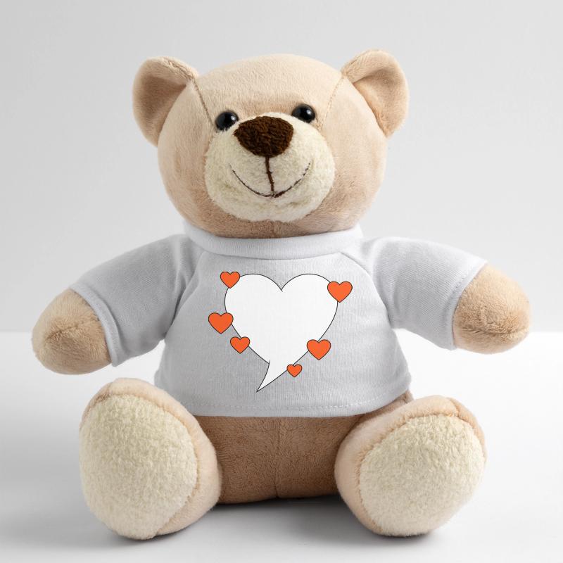 Speech bubble with hearts Teddy Bear