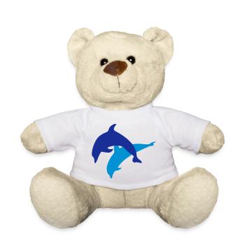 dauphins - Nounours - blanc - Devant