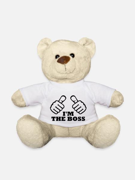 I'm the boss - Teddy - Weiß