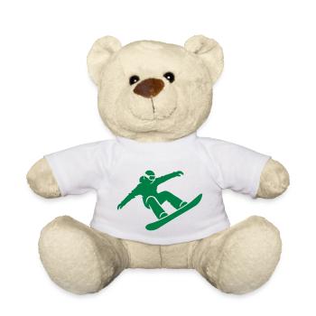 Snowboarders - Nounours - blanc - Devant