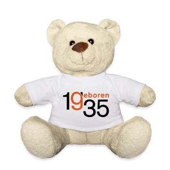 Jahrgang 1935 geboren - Teddy - Weiß - Vorne