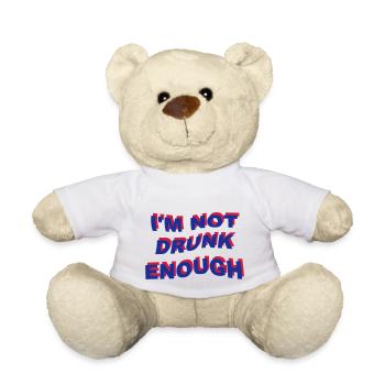 i'm not drunk enough 2 - Teddy - Weiß - Vorne