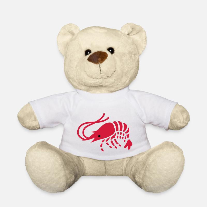 Crevette - Nounours - blanc