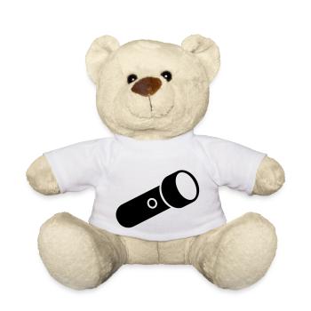 Flashlight - Teddy Bear - white - Front