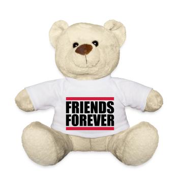friends forever team crew party freunde freundin b - Teddy - Weiß - Vorne