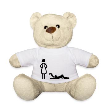 Hochzeit - Teddy - Weiß - Vorne