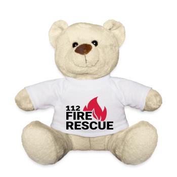 112 firerescue - Nounours - blanc - Devant