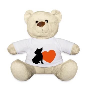 BULLY ET COEUR - Nounours - blanc - Devant