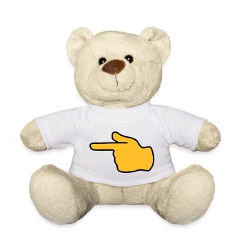 Emoji afficher la couleur de l’esquisse de gauche - Nounours - blanc - Devant