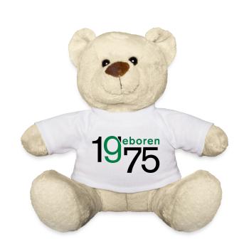 Jahrgang 1975 geboren - Teddy - Weiß - Vorne