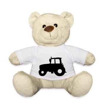 Traktor Trecker - Teddy - Weiß - Vorne