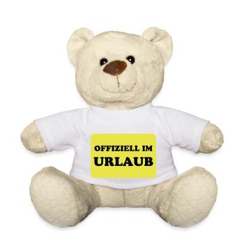 Urlaub - Teddy - Weiß - Vorne