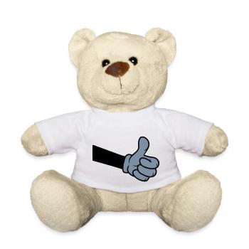 OK Comic Main Pouce - Nounours - blanc - Devant