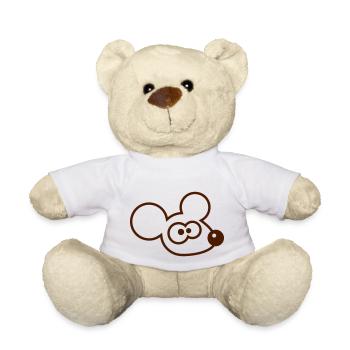 Mouse Mouse Cute Little Rat Rodent Friendly - Teddy Bear - white - Front