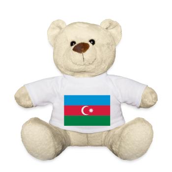 Azerbaïdjan - Nounours - blanc - Devant