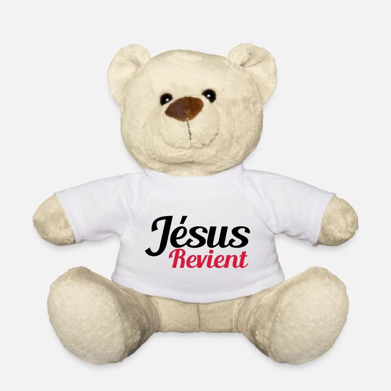 Jésus revient - Nounours - blanc