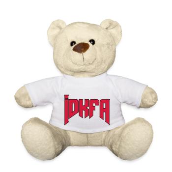 Doom Cheat-Code "idkfa" - Teddy - Weiß - Vorne