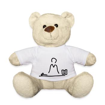 richter im gericht - Teddy - Weiß - Vorne