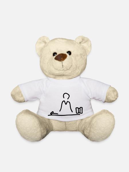 richter im gericht - Teddy - Weiß