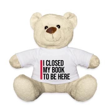 I closed my book - Teddy - Weiß - Vorne