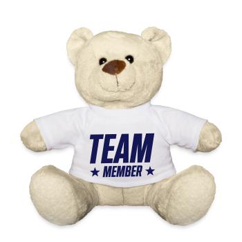 Team Member - Teddy Bear - white - Front