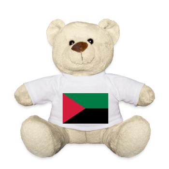 Drapeau Martinique / Martinique flag - Teddy Bear - white - Front