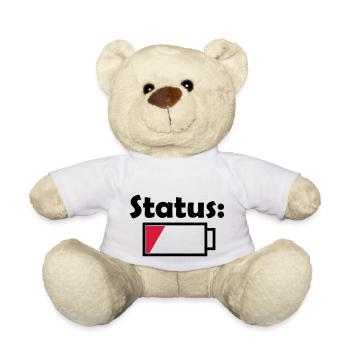 Akku Status leer - Teddy - Weiß - Vorne