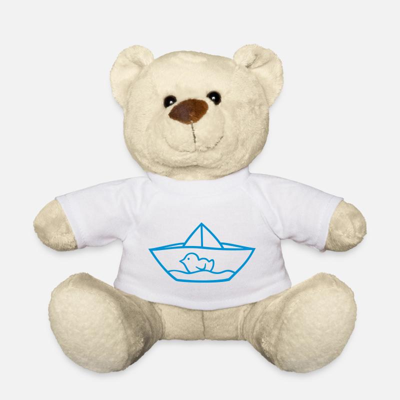 Schiff & Ente Duo Banale - Teddy - Weiß
