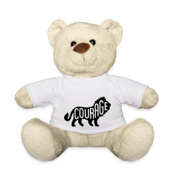 Lion - Lion Courage - Teddy Bear - white - Front