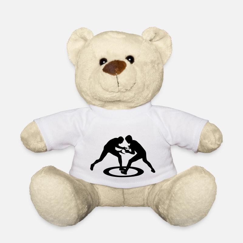 wrestling, freestyle wrestling - lutte libre - Nounours - blanc