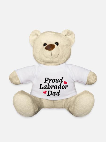 Proud Labrador Dad Fier papa labrador - Nounours - blanc