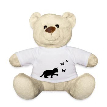 Chat Papillon - Nounours - blanc - Devant